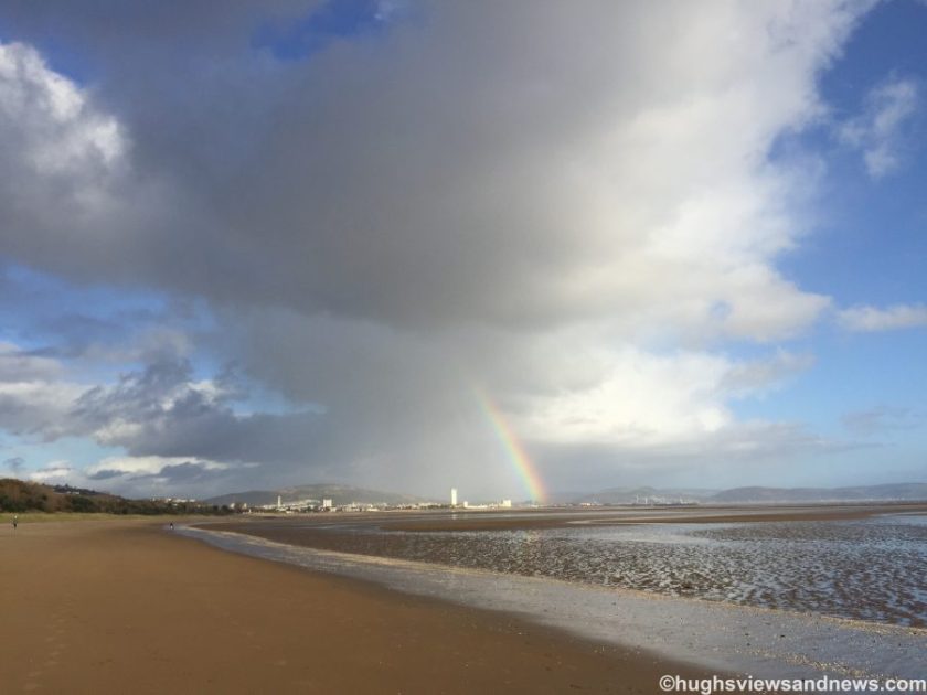 Rainbow over Swansea