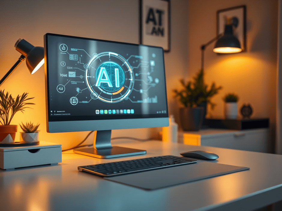 An image of a computer screen showing AI.