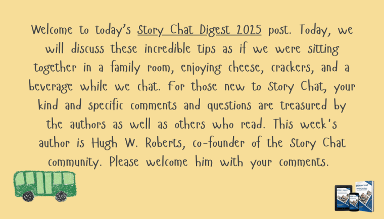 An image introducing the guest post about writing flash fiction.