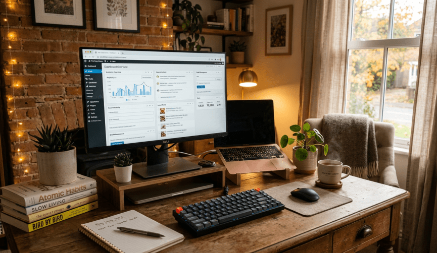 April 2026 Blogging Highlights: WordPress Block Themes, Old Cameras & New Beginnings